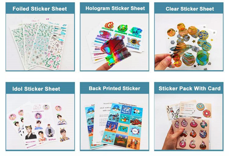 A4 A5 sticker sheet
