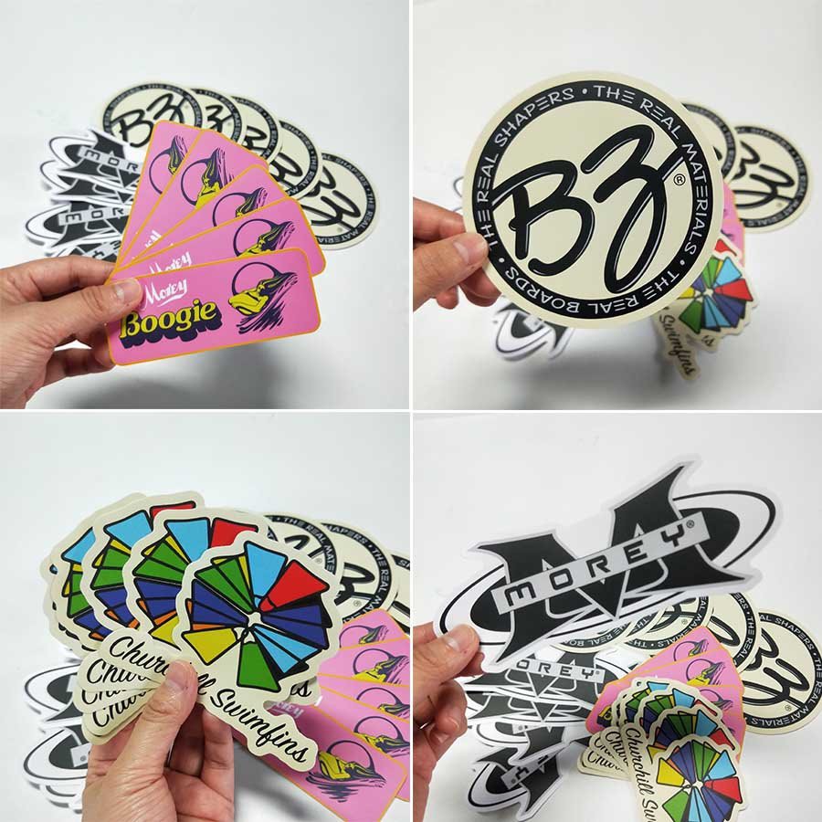 Die cut stickers