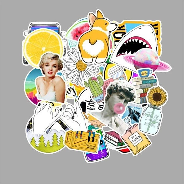 Luggage Skateboard Stickers