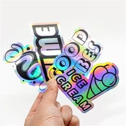 হলোগ্রাফিক ডাই কাট স্টিকার